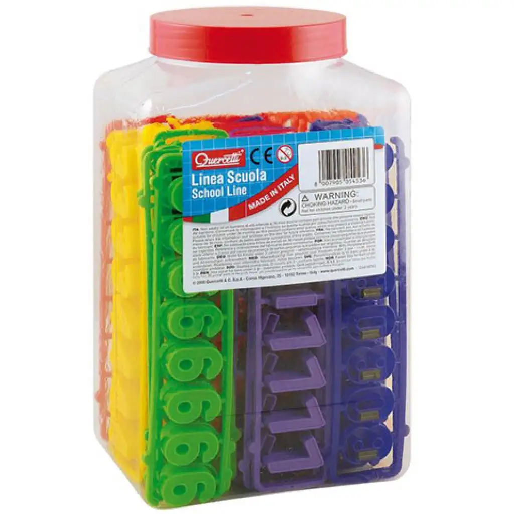 Quercetti: Magnetische Zahlen 288-teiliges Set Bild 1