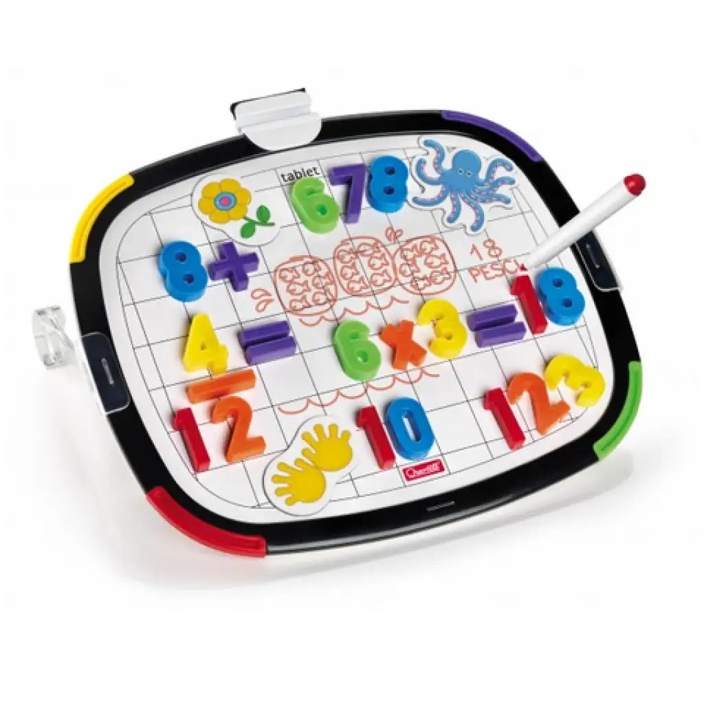 Quercetti: Magnetische Zeichentafel mit Zahlen und Filzstift Bild 3