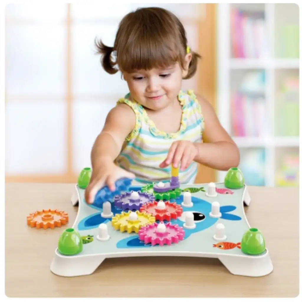Quercetti: Peggy Gears 13-teiliges Zahnradspielset Bild 2