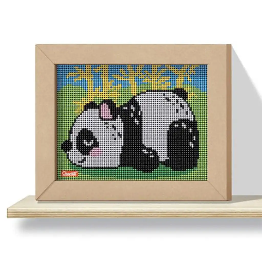 Quercetti: Pixel Art 4 Kawaii Panda Mosaik Bild 2