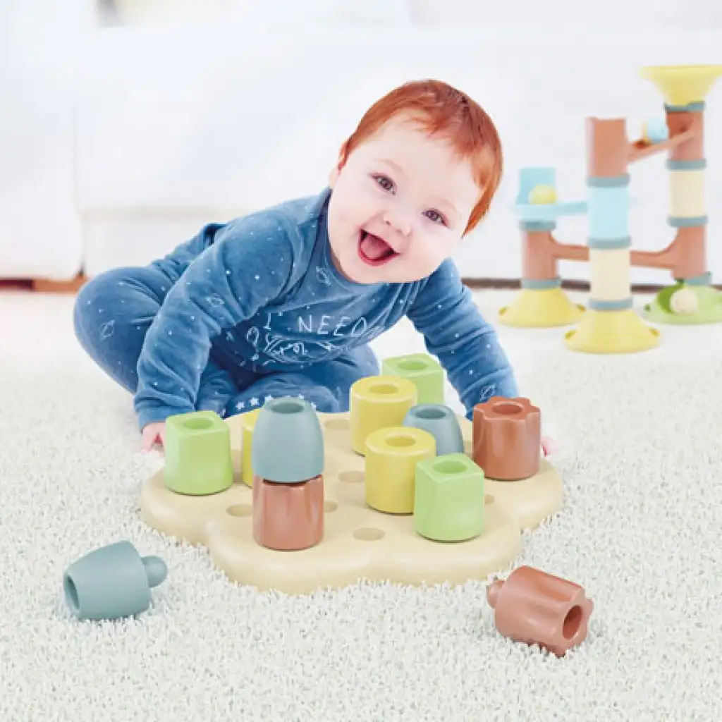 Quercetti: Play Bio Chunky Steckspiel 13-teilig Bild 3