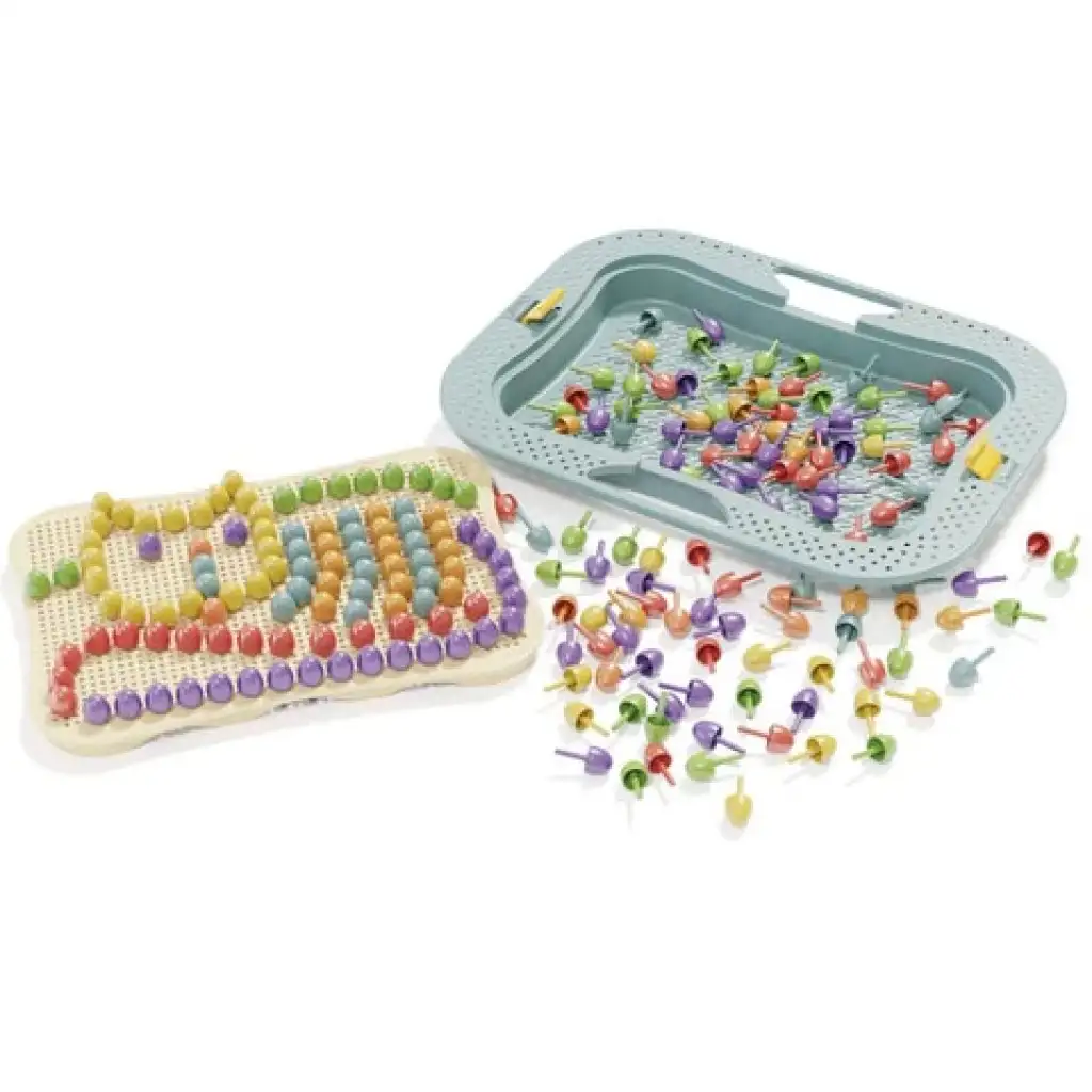 Quercetti: Play Bio Fantacolor Design Steckspiel 162-tlg. Bild 2