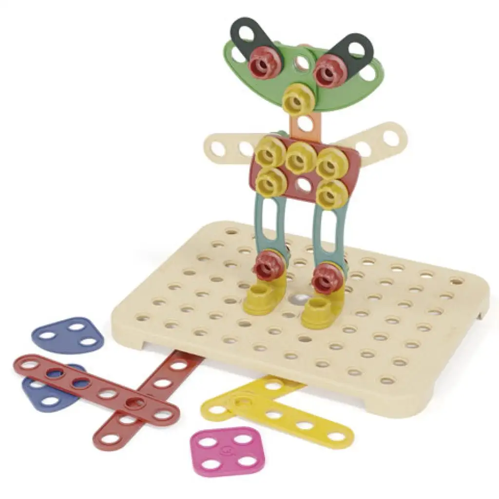 Quercetti: Play Bio Tecno Jumbo Konstruktionsspielzeug 42-teilig Bild 2