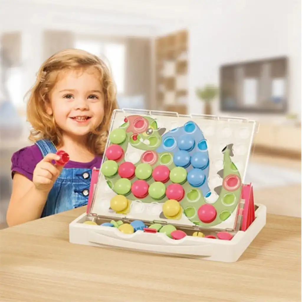 Quercetti: Play Eco Fantacolor Junior Steckmosaik-Set 58-teilig Bild 2