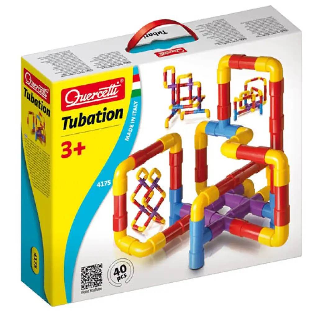 Quercetti: Tubation Rohrbau Spielset 40-teilig Bild 1