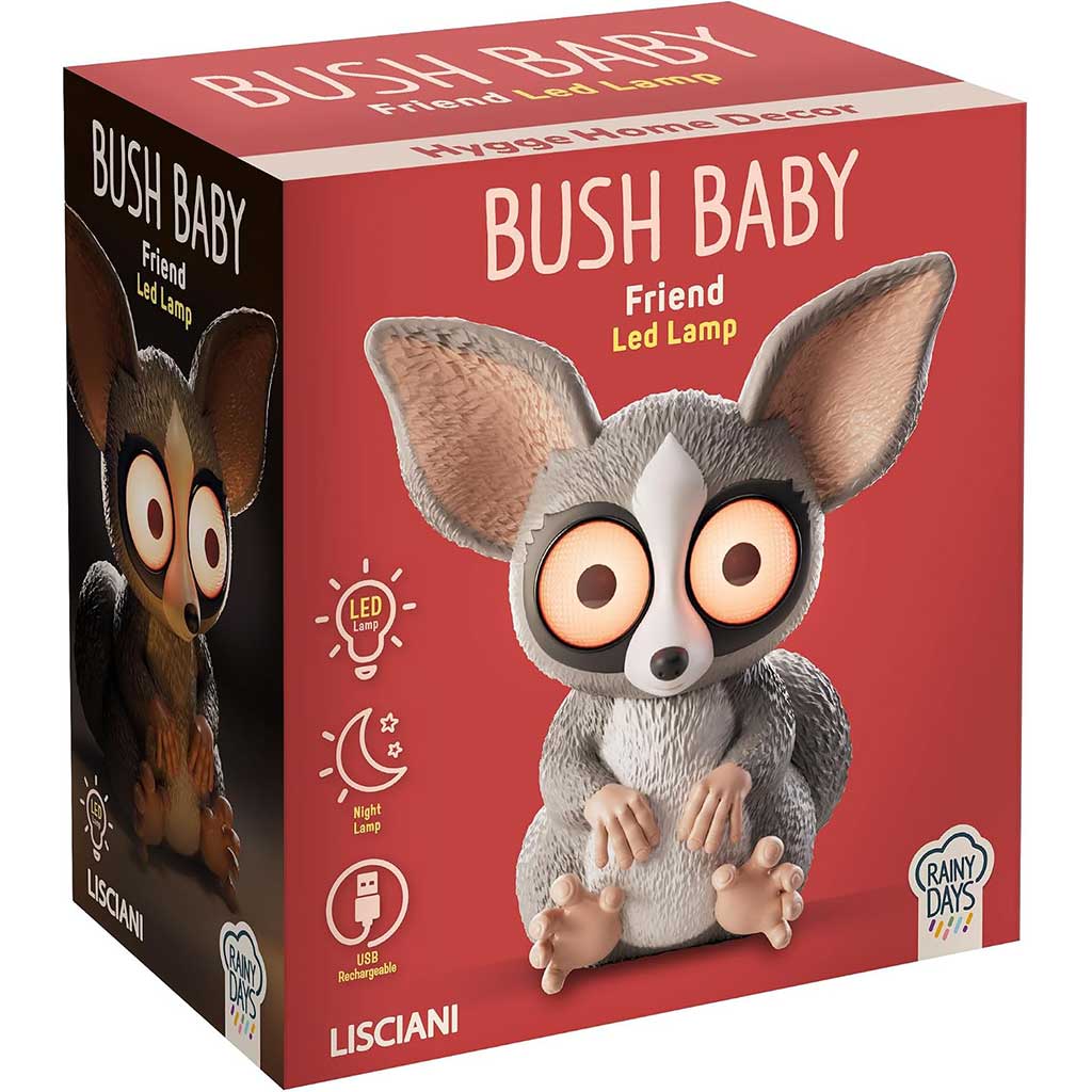 Rainy Days Bush Baby LED-Nachtlampe - Lisciani Bild 1