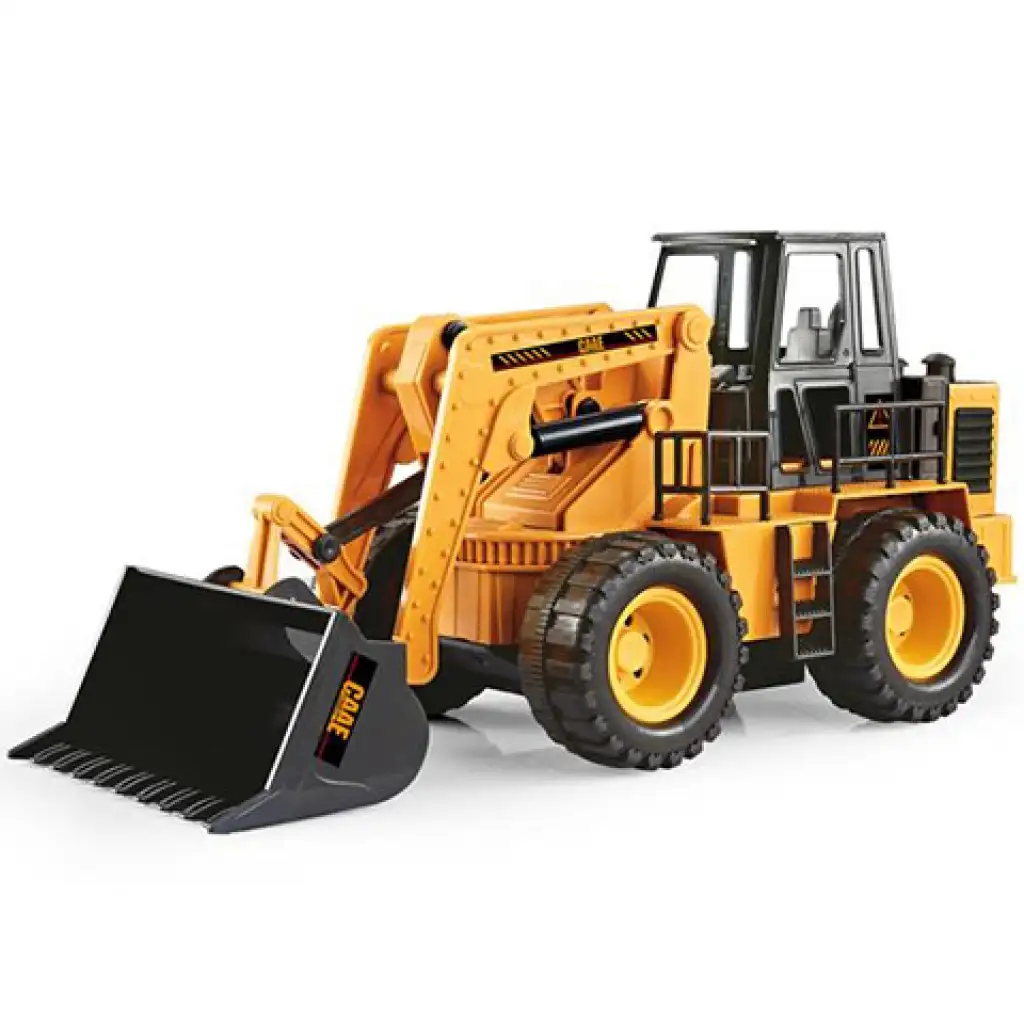 RC 2,4GHz ferngesteuerter Bulldozer mit 6 verschiedenen Funktionen im Maßstab 1/24 Bild 1