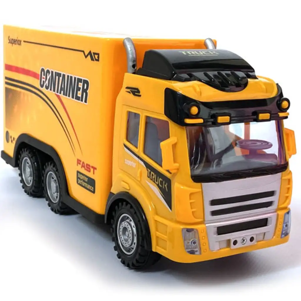 RC Fernbedienung Containertransporter Lkw mit Lichteffekten 27MHz 1/14 Maßstab Bild 2