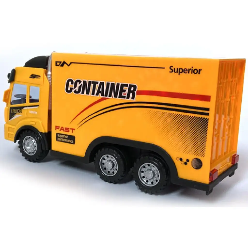 RC Fernbedienung Containertransporter Lkw mit Lichteffekten 27MHz 1/14 Maßstab Bild 3