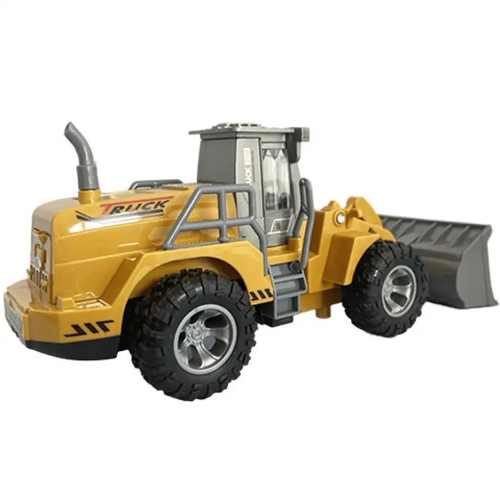 RC ferngesteuerter Bulldozer mit Lichteffekten im Maßstab 1/30, 24 cm Bild 2
