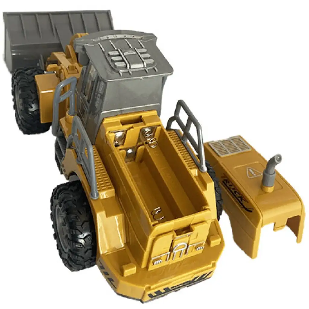 RC ferngesteuerter Bulldozer mit Lichteffekten im Maßstab 1/30, 24 cm Bild 3