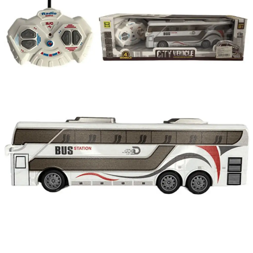 RC ferngesteuerter City-Bus mit Licht 27MHz 1/32 Maßstab 25cm Bild 1