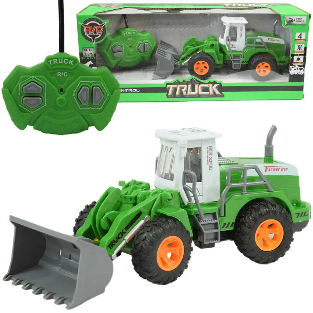 RC ferngesteuerter Frontlader Bauernhof Arbeitsmaschine mit Lichteffekten im Maßstab 1/30, 20 cm Bild 1