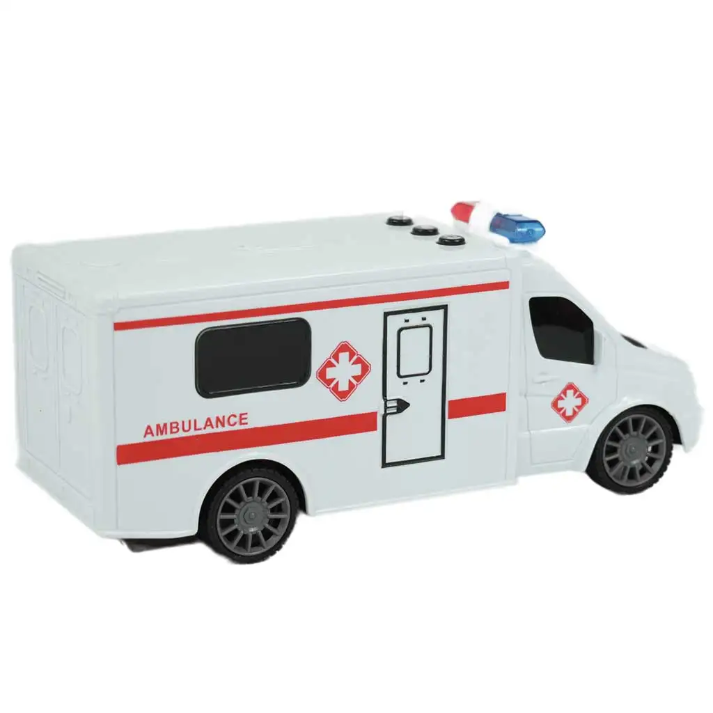RC ferngesteuertes Rettungsfahrzeug mit Licht- und Soundeffekten, Maßstab 1:24, 20 cm Bild 2