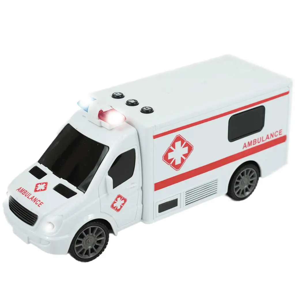 RC ferngesteuertes Rettungsfahrzeug mit Licht- und Soundeffekten, Maßstab 1:24, 20 cm Bild 3