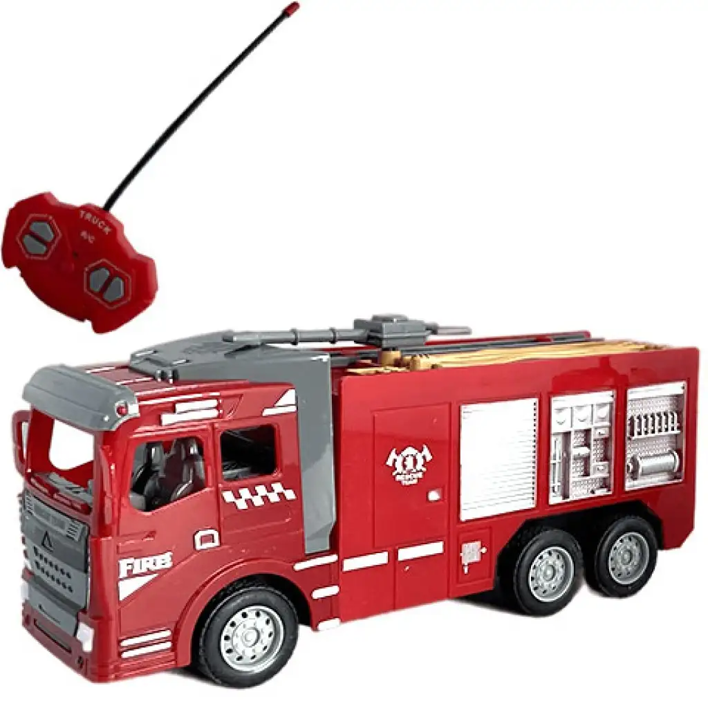 RC Feuerwehrwagen mit Lichteffekten im Maßstab 1/30 Bild 1