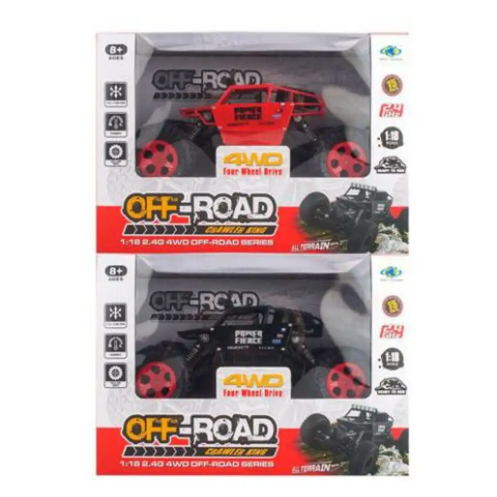 RC King Crawler Fernbedienung Geländewagen 2.4GHz 1/18 Bild 1