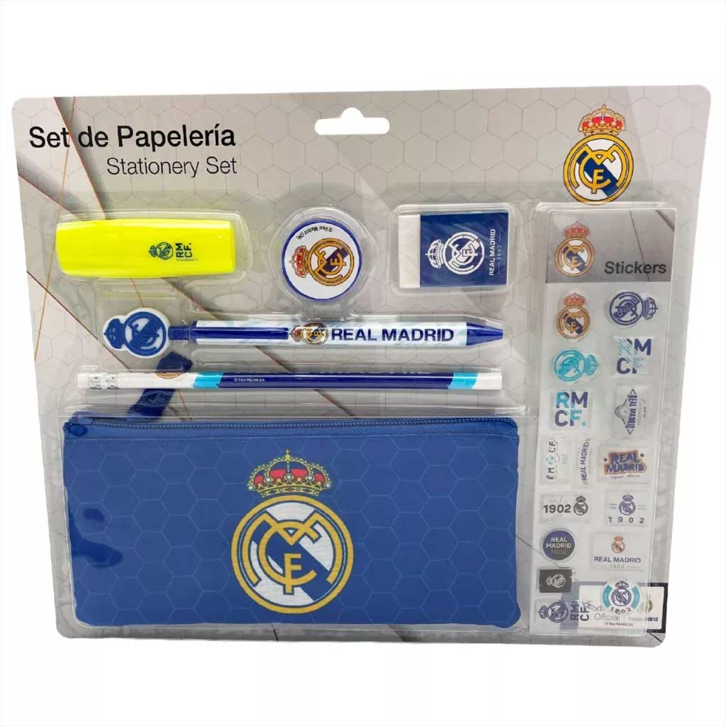Real Madrid Schreibset mit Aufklebern Bild 1