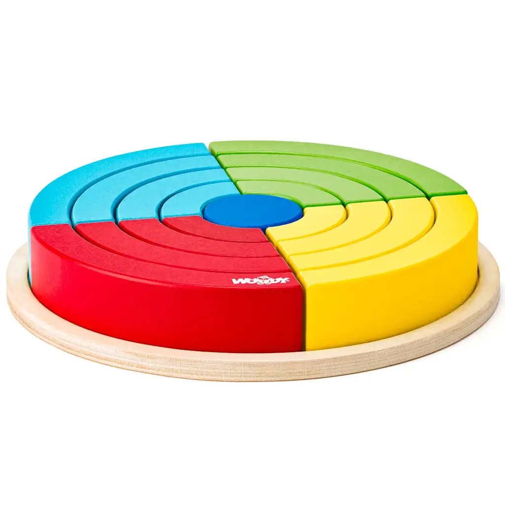 Regenbogen Balancierspiel aus Holz - Woodyland Bild 2