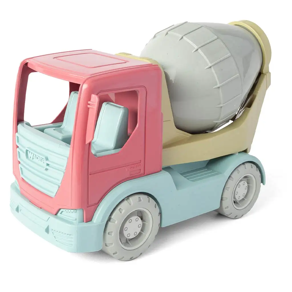 RePlay Tech Truck recycelte Arbeitsmaschinen - Betonmischer 23cm - Wader Bild 1