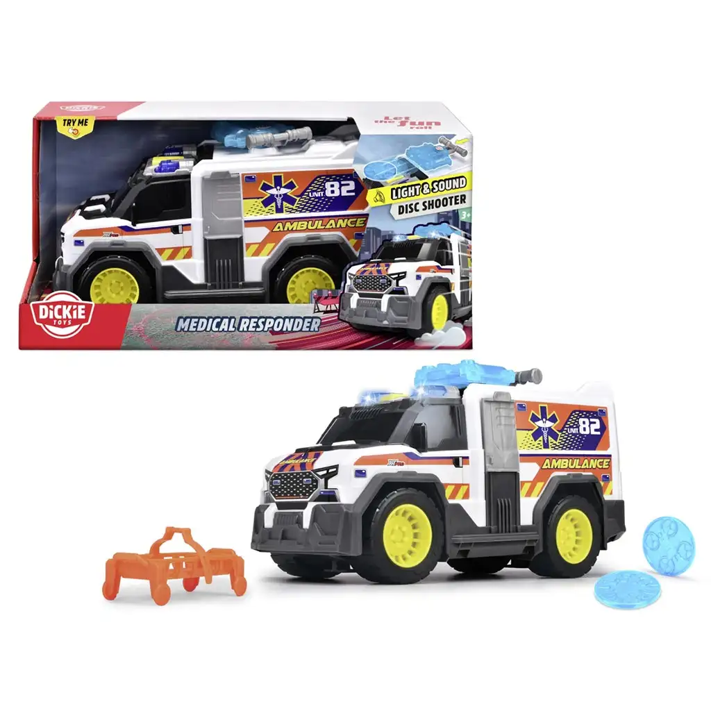 Rettungsfahrzeug mit Licht und Sound 30cm - Dickie Toys Bild 1