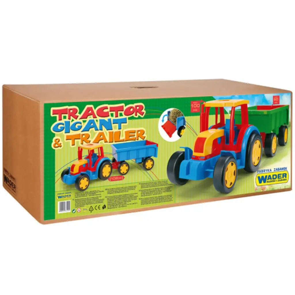 Riesen Traktor mit Anhänger - Wader Bild 2