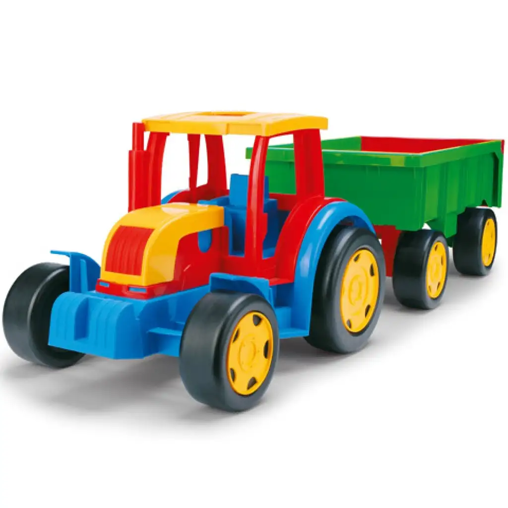 Riesen Traktor mit Anhänger - Wader Bild 1