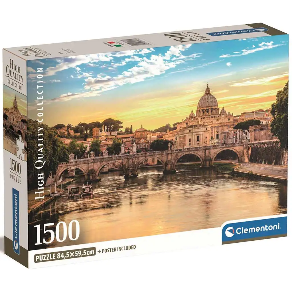 Rom 1500-teiliges HQC-Puzzle 84,5x59,5cm - Clementoni Bild 1