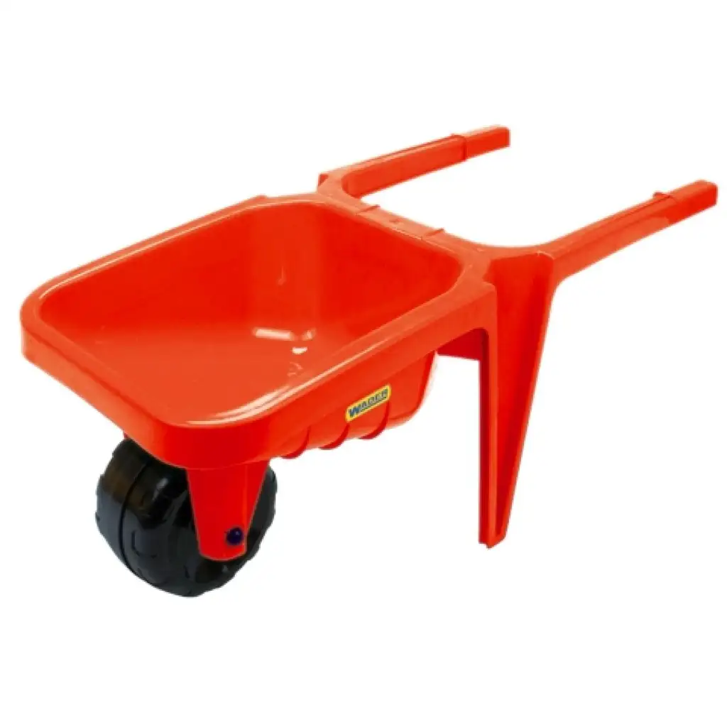 Rote 77cm Schubkarre mit 100kg Tragfähigkeit - Wader Bild 1