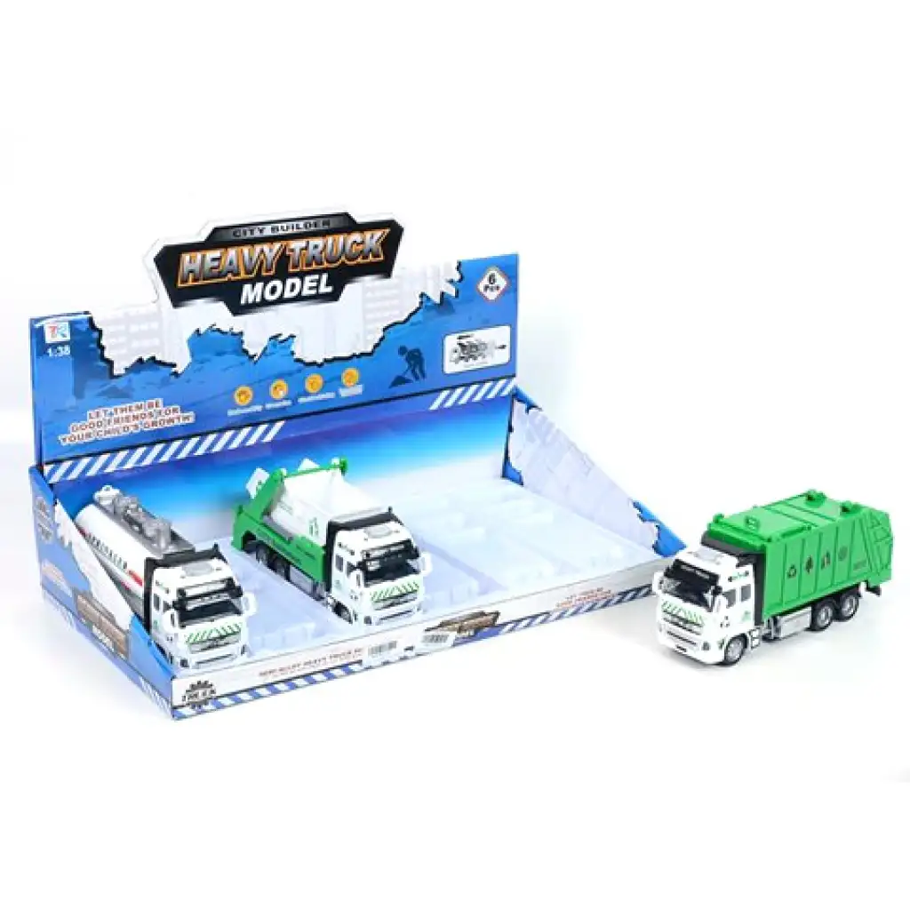 Rückwärtsfahrender Müllsammel-LKW in verschiedenen Ausführungen 1/38 Bild 1