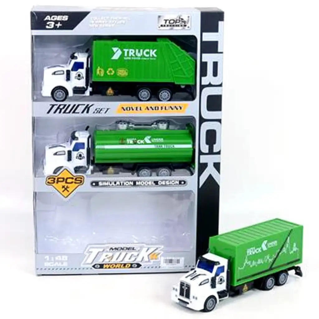 Rückzieh-LKW-Set 3-teilig 1:48 Bild 1