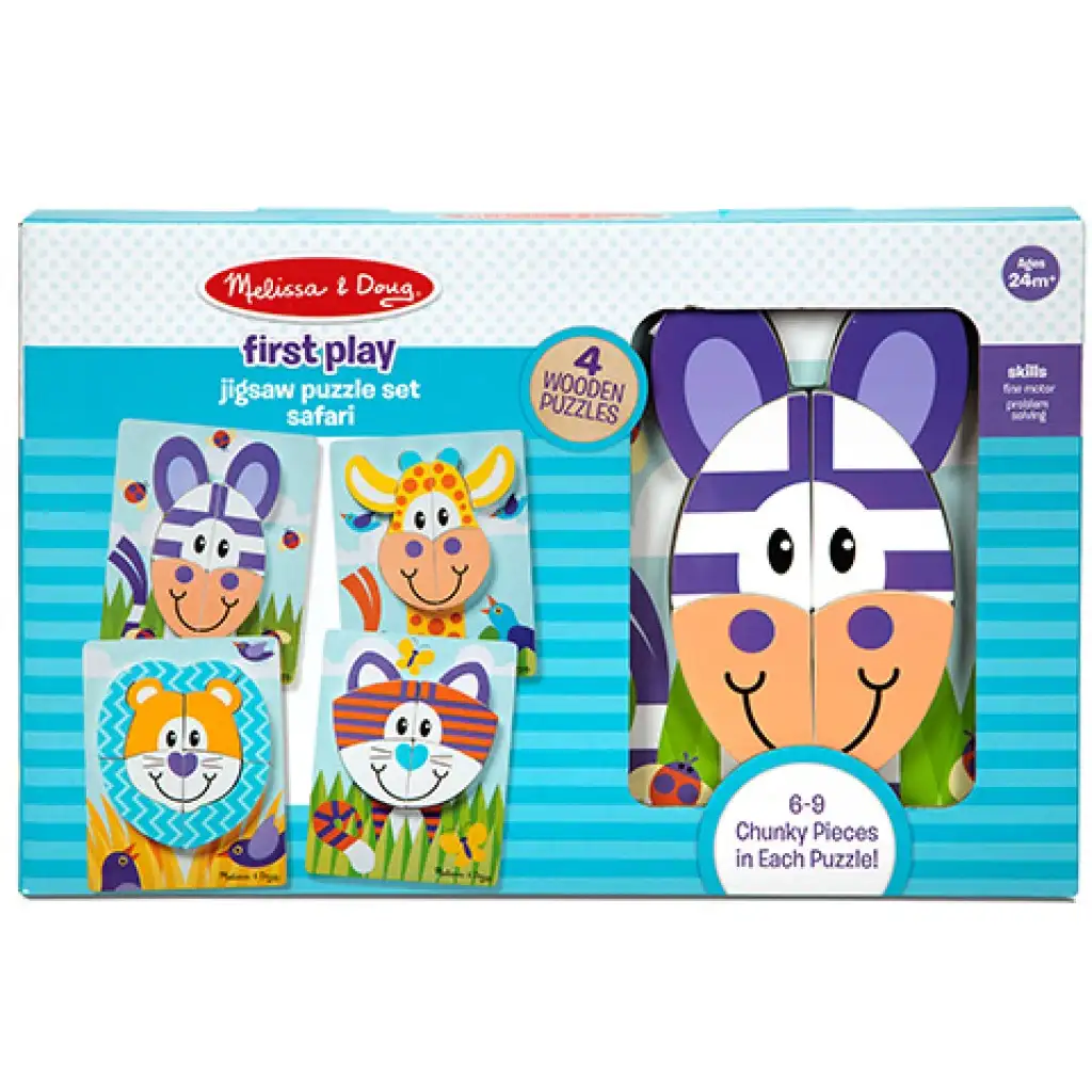 Safari-Riesenpuzzle aus Holz - Melissa & Doug Bild 1