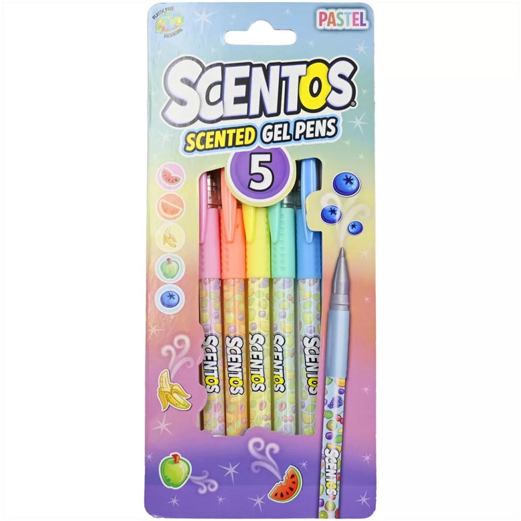 Scentos Duft-Gelstifte, 5er-Pack - Pastellfarben Bild 1