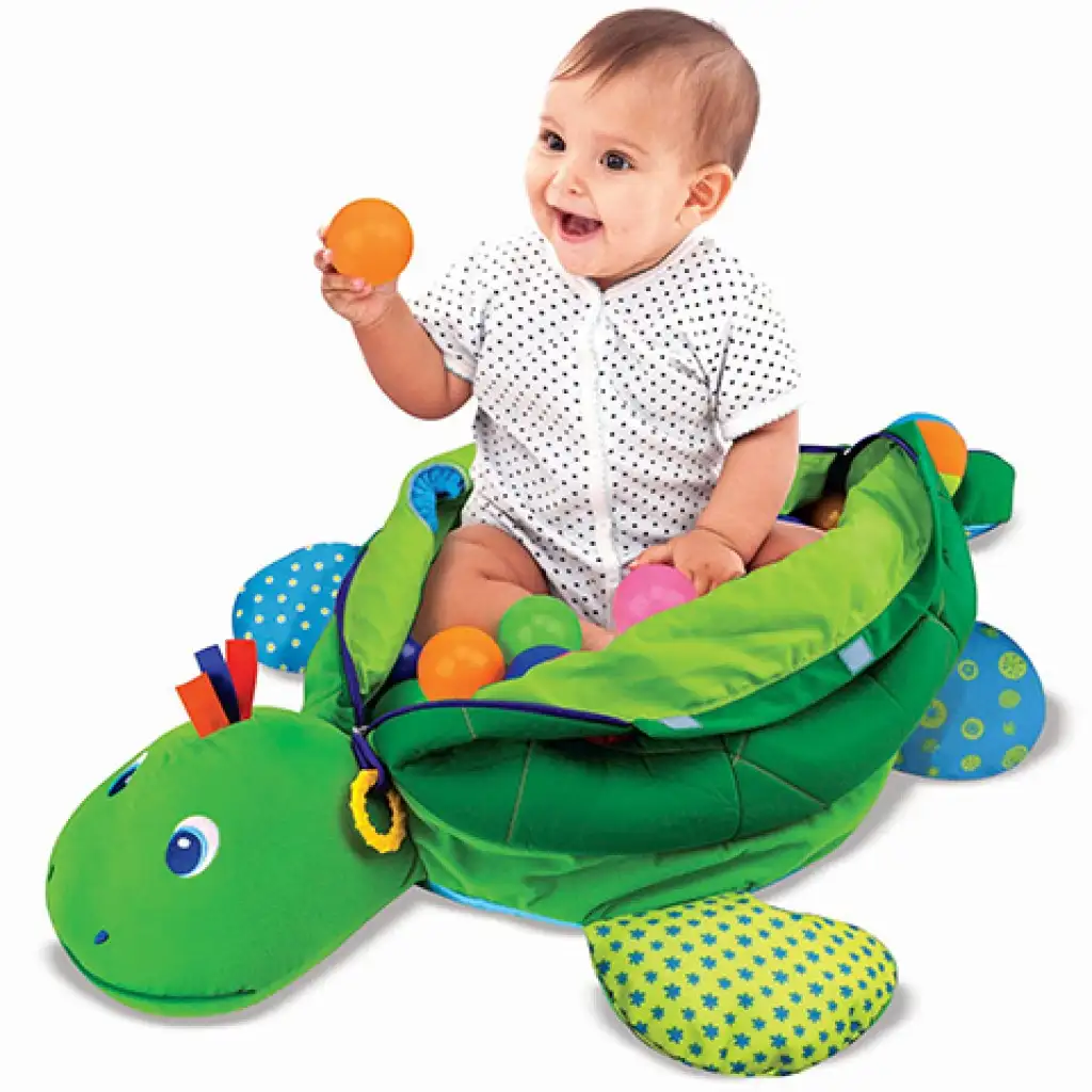 Schildkrötenfloß mit Bällen - Melissa & Doug Bild 3