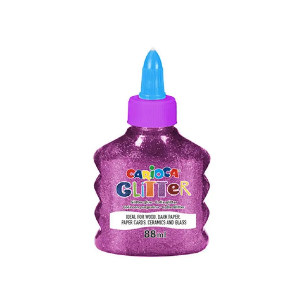 Schimmernder flüssiger Spark-Kleber in Magenta, 88 ml - Carioca Bild 1