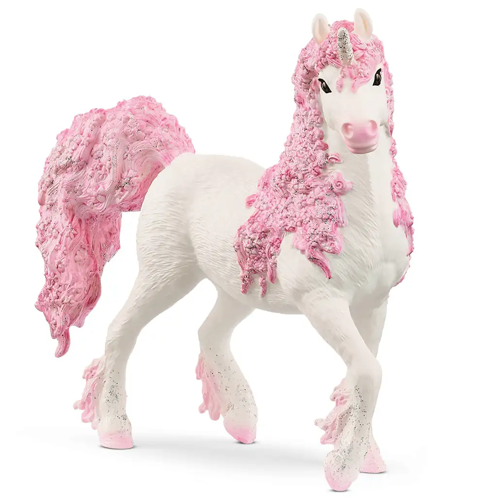 Schleich: Blumen Einhorn Stute Figur (70831) Bild 1