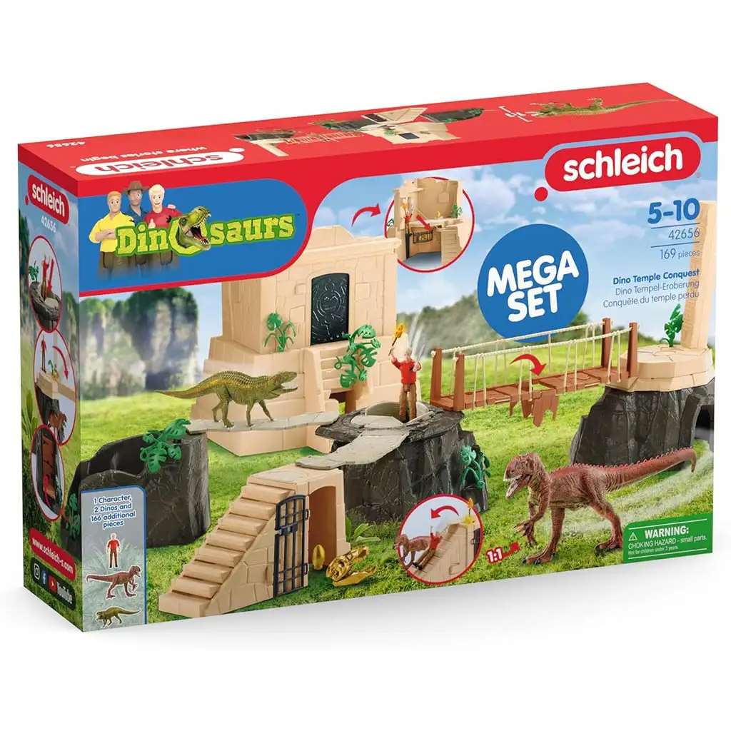 Schleich: Dino Tempel Eroberung Set (42656) Bild 1