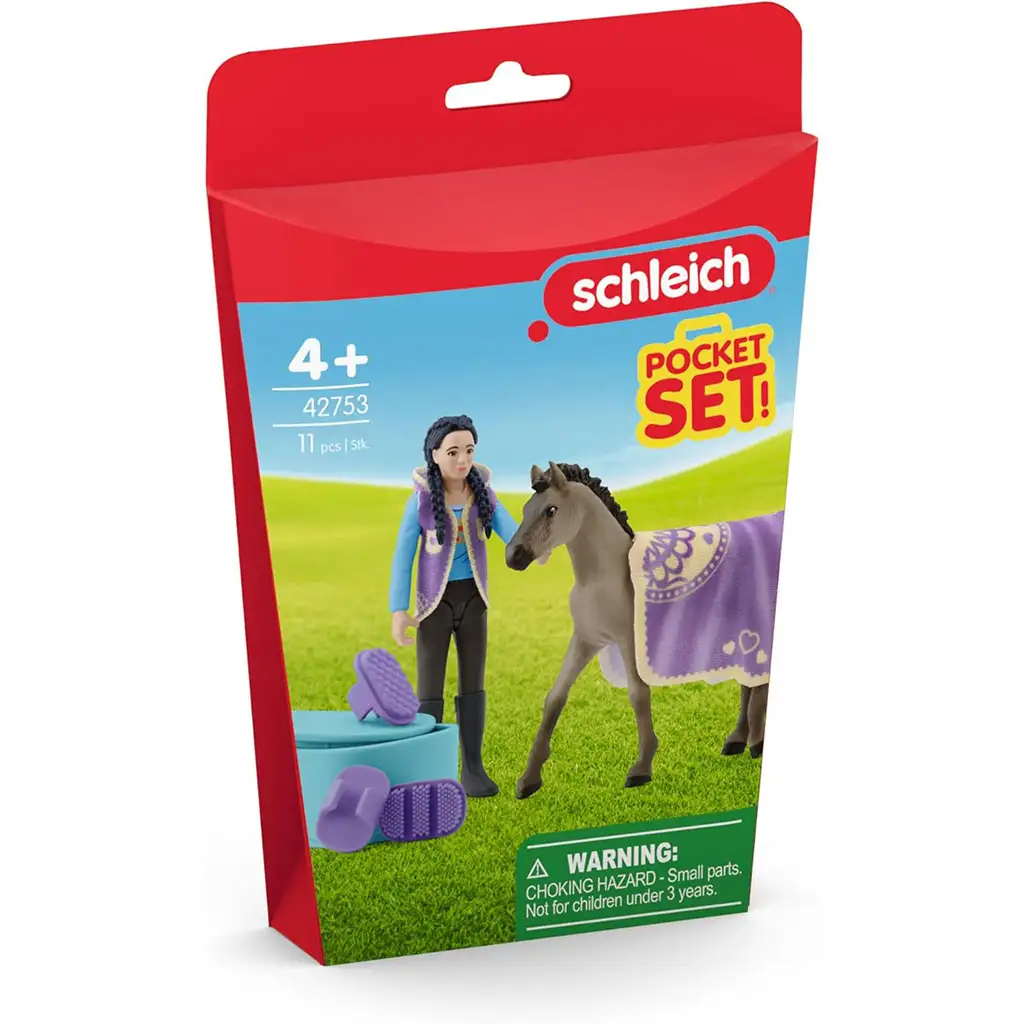 Schleich: Horse Club – Schönheitsset mit Kim (42753) Bild 1