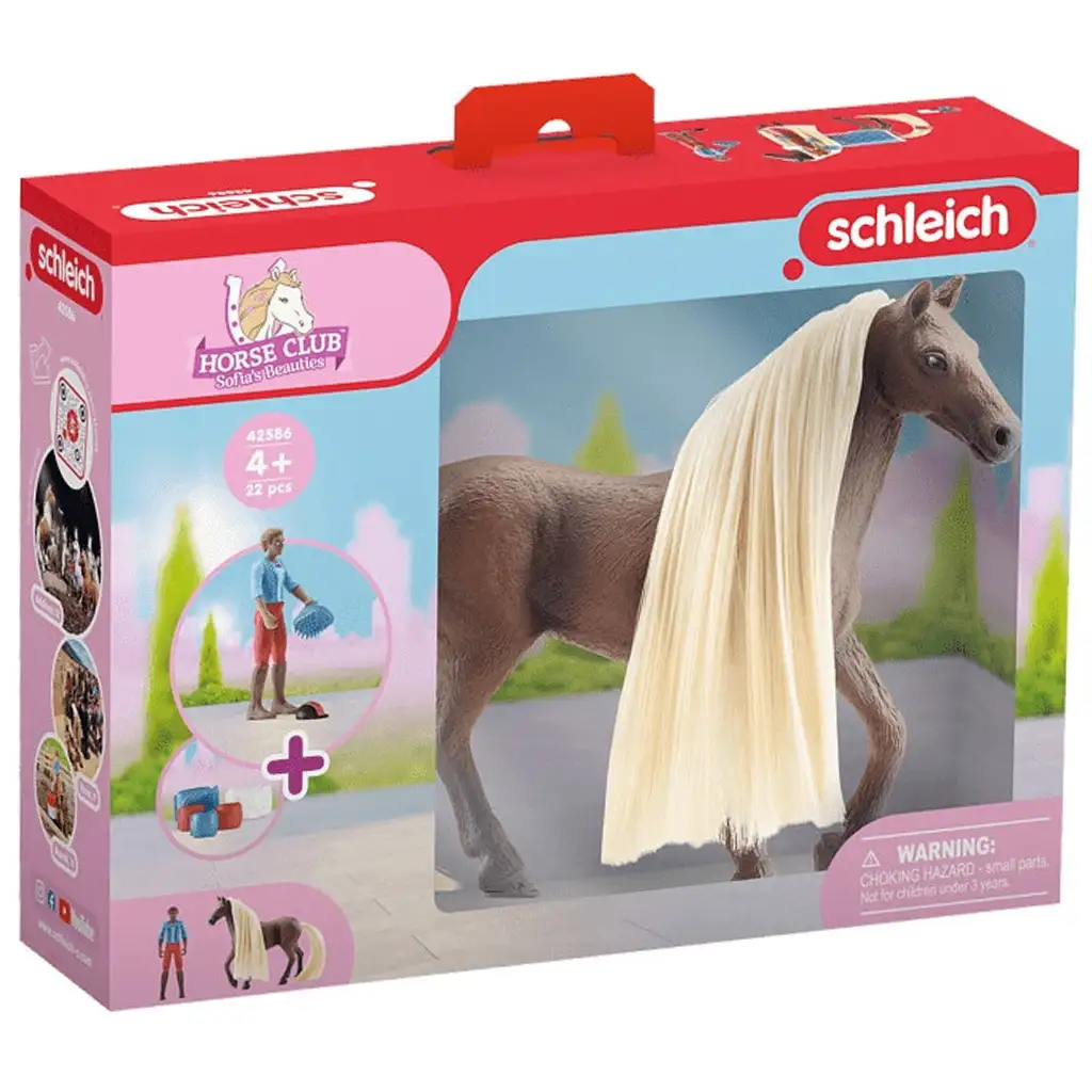 Schleich Horse Club: Sofias Beauties - Leos und Rockys Pferde mit kämmbarer Mähne Starter-Set (42586) Bild 1