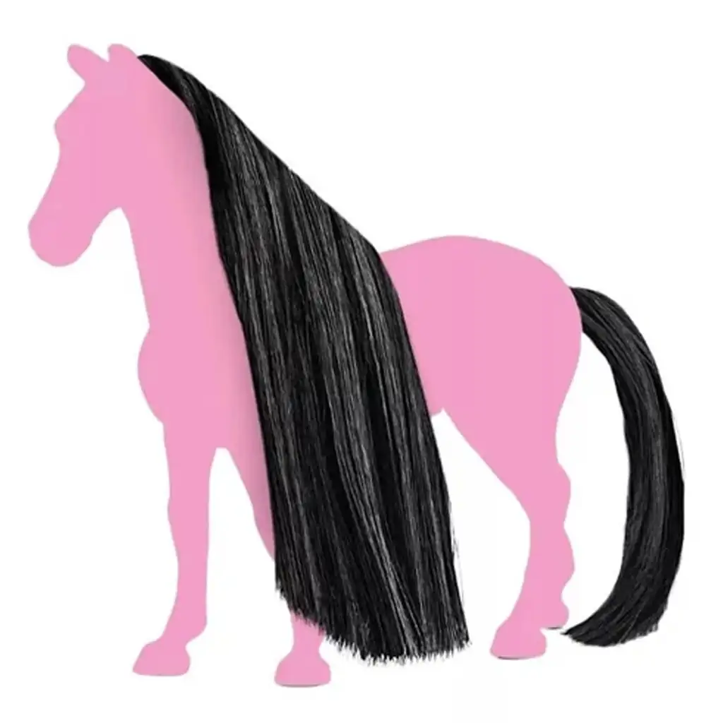 Schleich Horse Club: Sofias Schönheiten - Schwarze Mähne und Schweif Zubehörset (42649) Bild 2