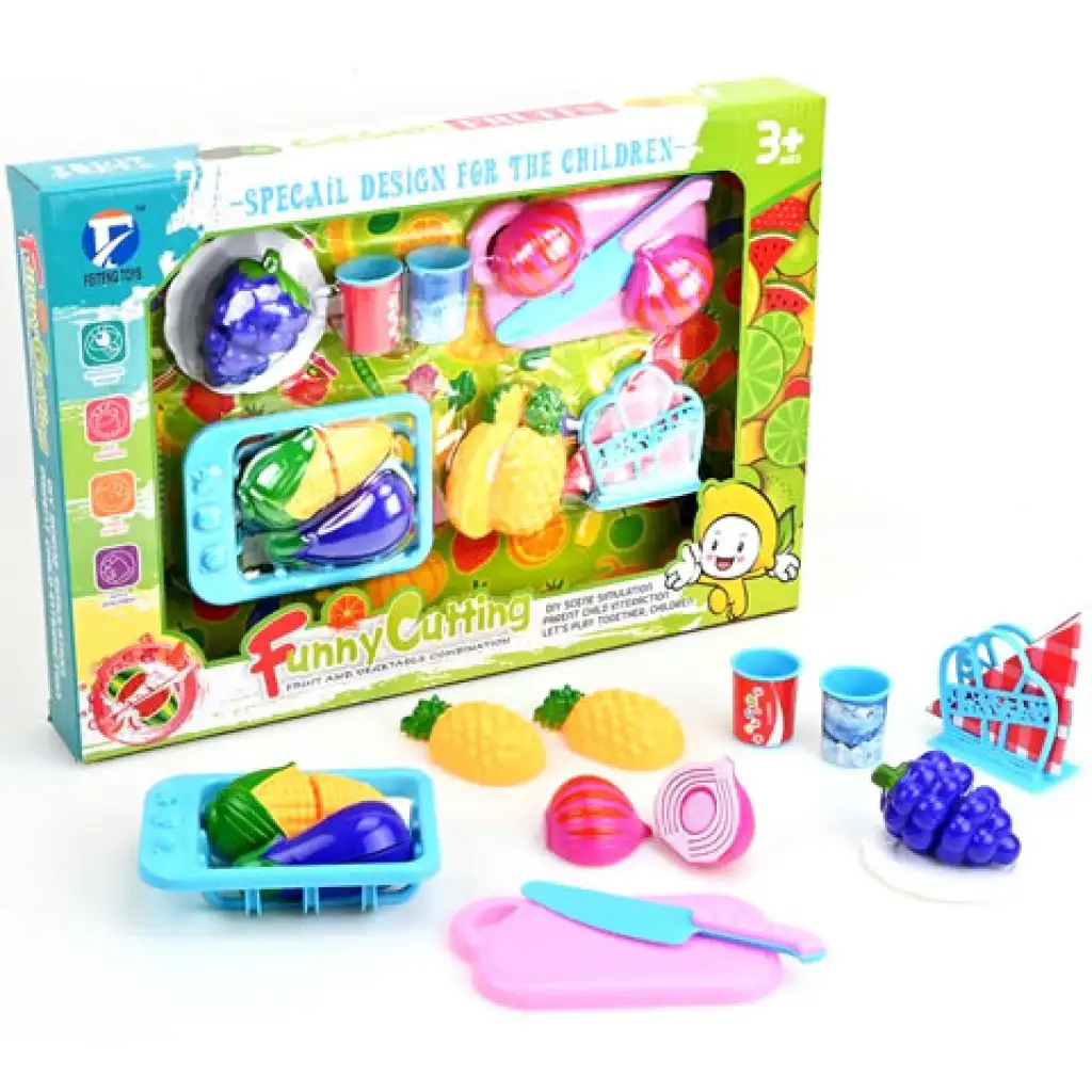 Schneidespaß Lebensmittel-Spielset Bild 1