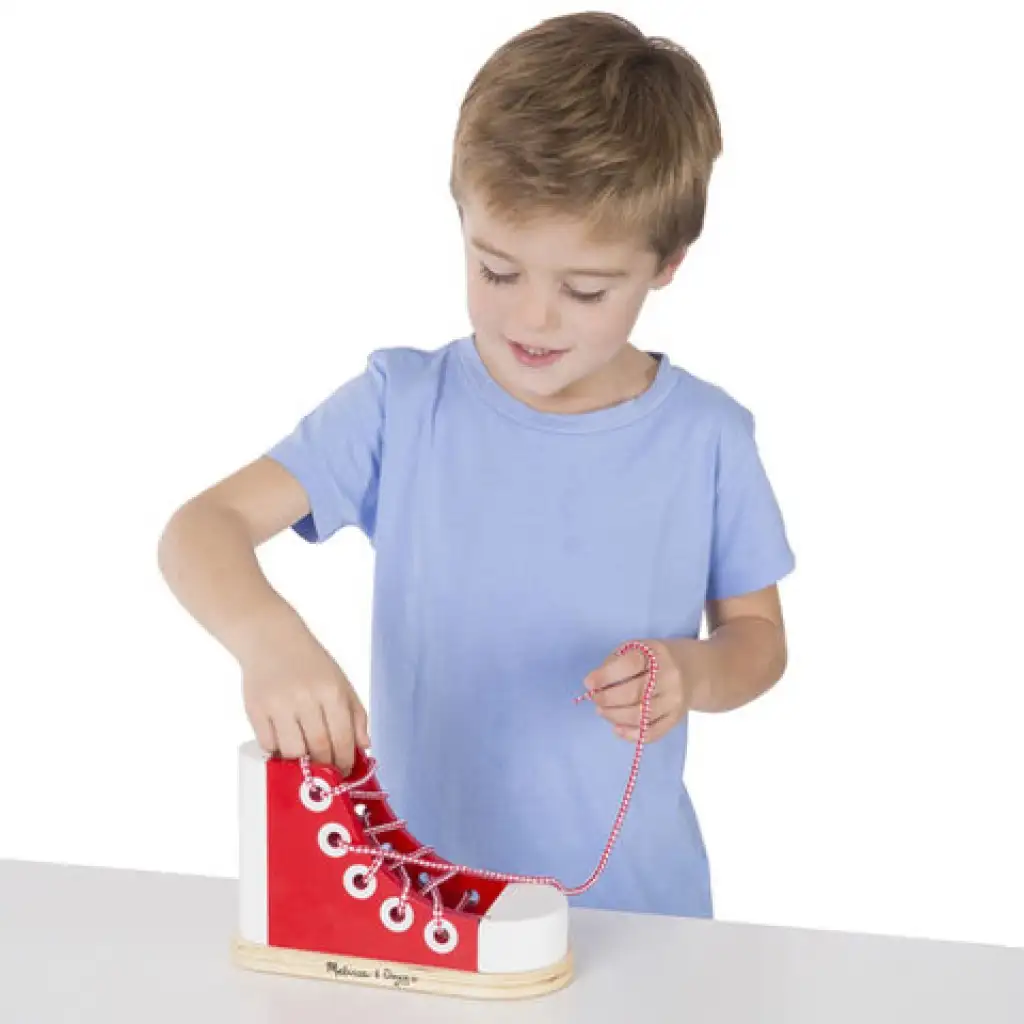 Schnürspiel aus Holz - Melissa & Doug Bild 3