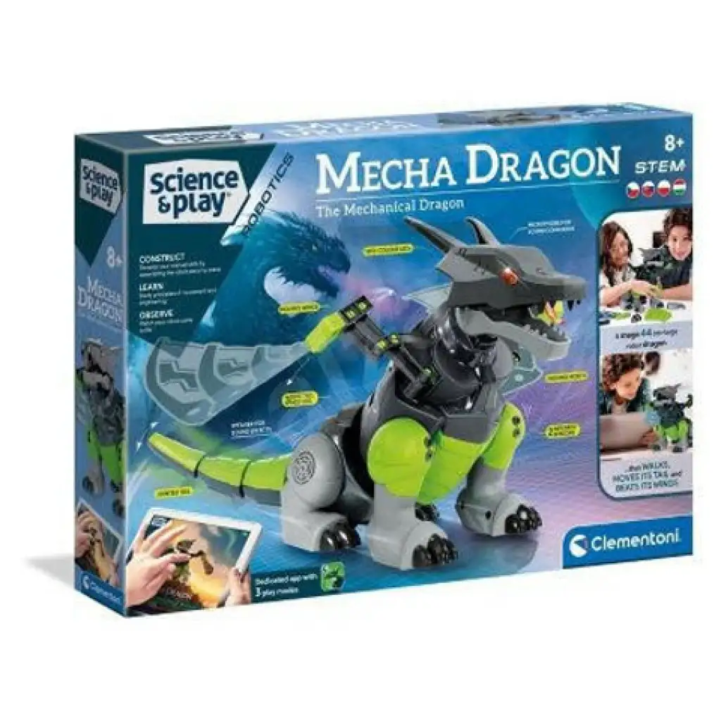 Science & Play: Mechanischer Roboterdrache - Clementoni Bild 1