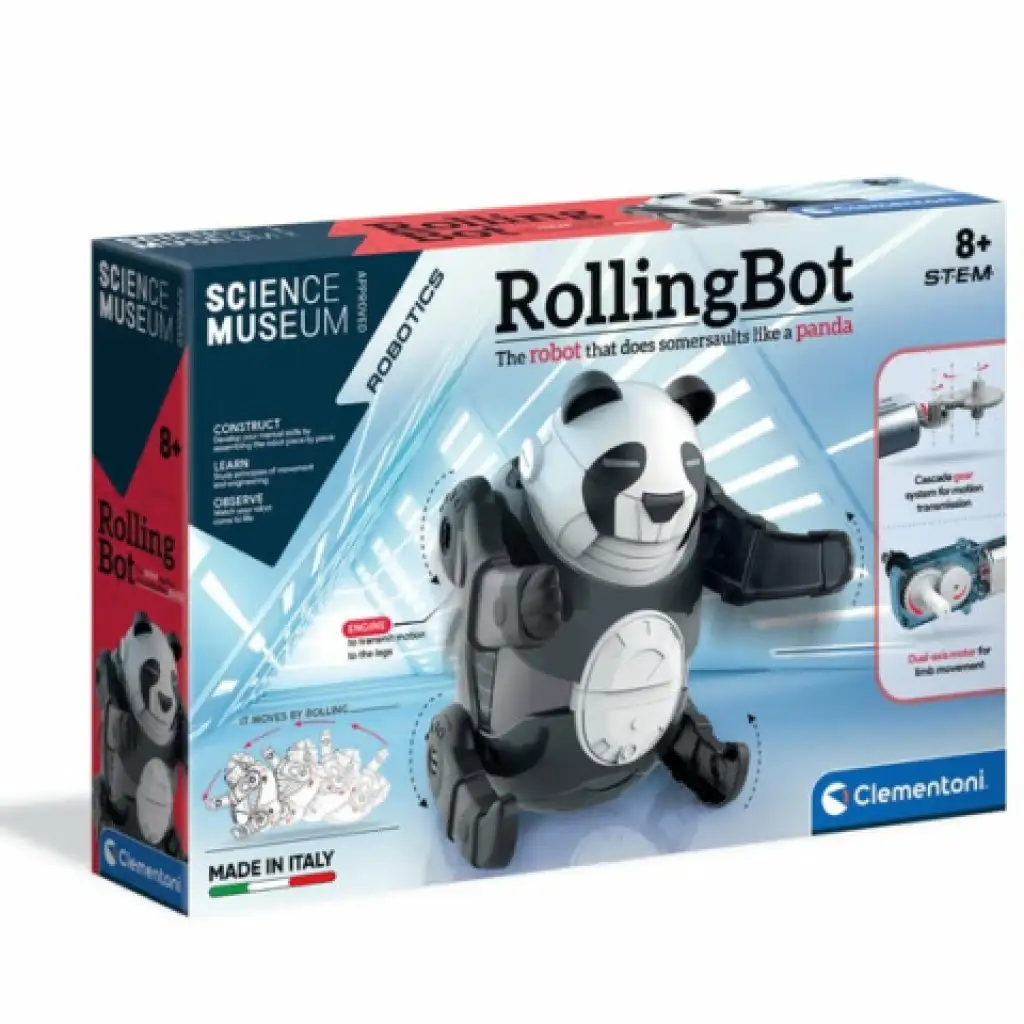 Science & Play: Rolling Panda Bot Spielset - Clementoni Bild 1
