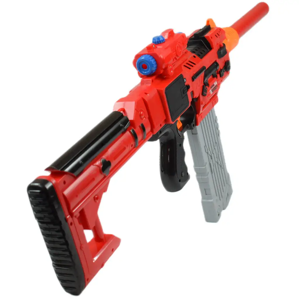 Sniping: Elektrisch umwandelbare riesige Schaumstoffpistole mit Patronen und Zielscheibe 79cm Bild 6