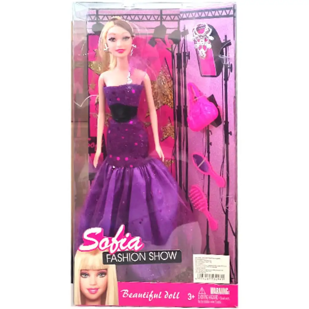Sofia Fashion Show Reisepuppe mit extra Kleidung und Koffer in 2 Varianten Bild 2