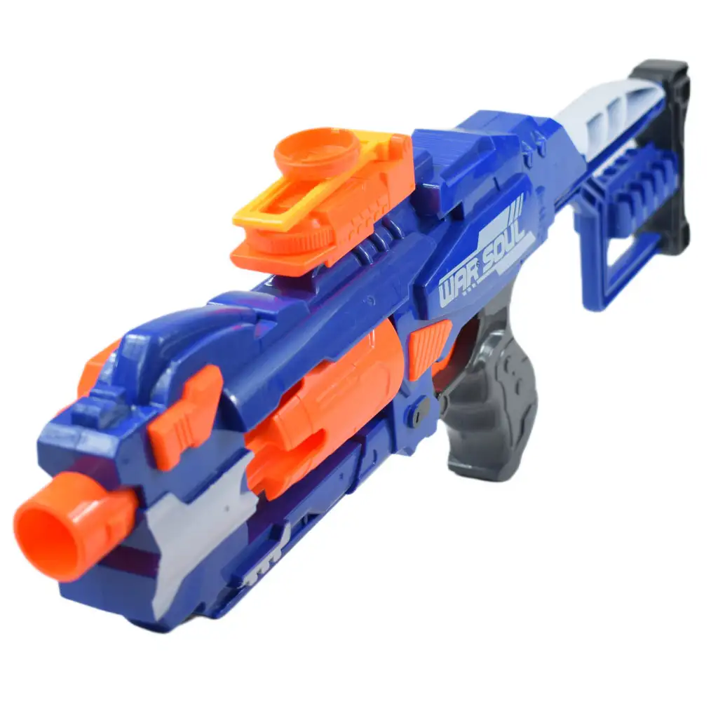 Soft Bullet Gun: Elektrisches Revolver-Schaumstoffgewehr mit Munition 55cm Bild 2