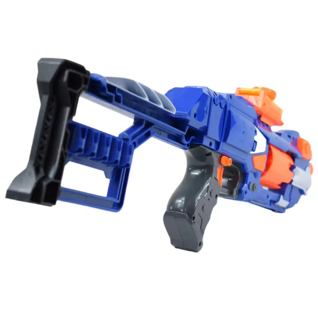 Soft Bullet Gun: Elektrisches Revolver-Schaumstoffgewehr mit Munition 55cm Bild 4
