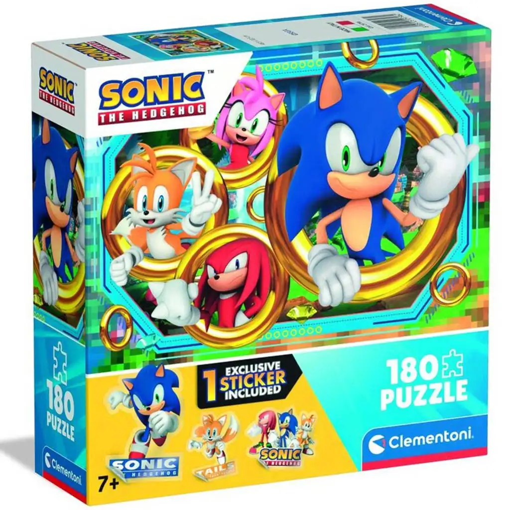 Sonic, der Igel 180-teiliges Puzzle - Clementoni Bild 1