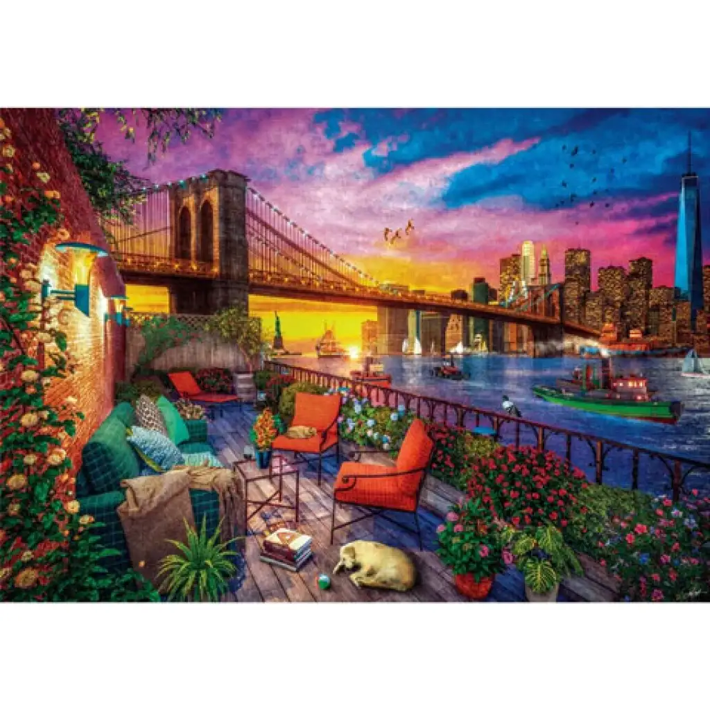 Sonnenuntergang in Manhattan HQC Puzzle 3000 Teile - Clementoni Bild 2